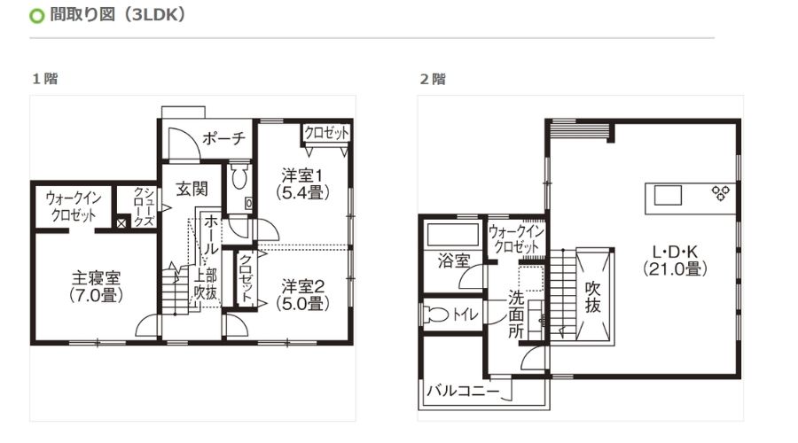 アイ工務店の家間取り