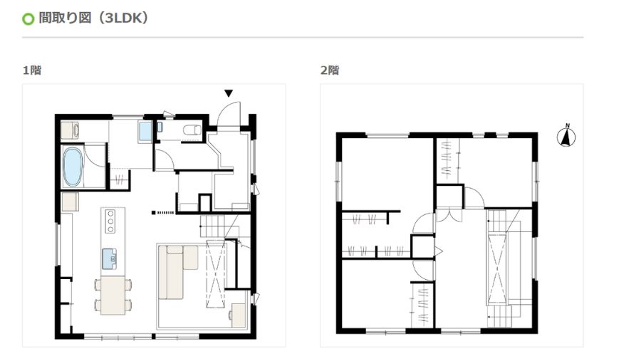 パナソニックホームズの家間取り図